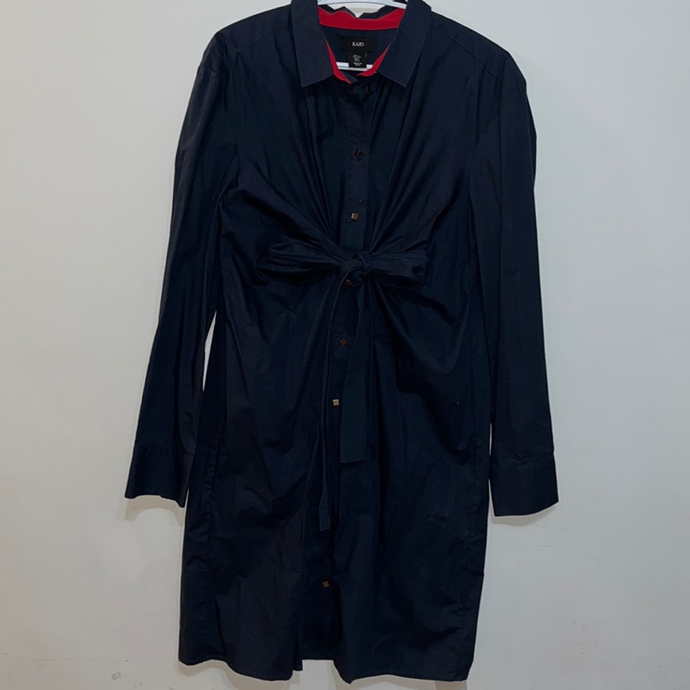NEW KAZO WITHOUT TAG SHIRT DRESS ,SIZE L